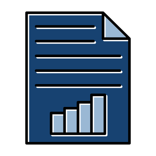 Report Generic gradient lineal-color icon