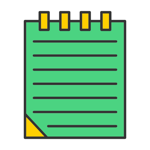 Note Generic color lineal-color icon