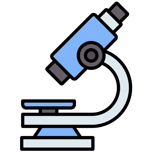 mikroskop Generic color lineal-color ikona