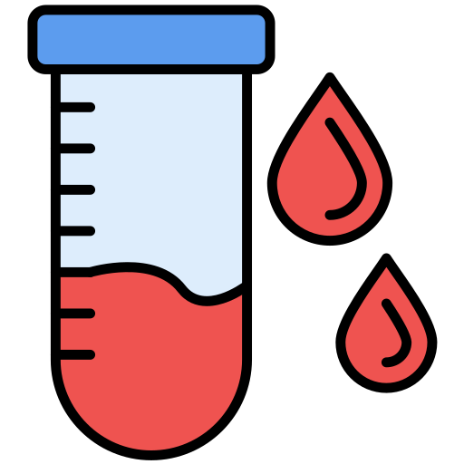 Blood Test Generic color lineal-color icon