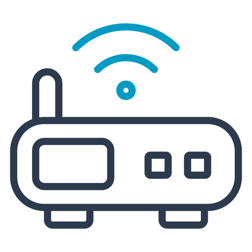 Router Generic color outline icon