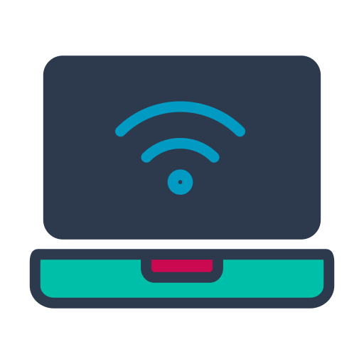 monitoraggio wi-fi Generic color lineal-color icona