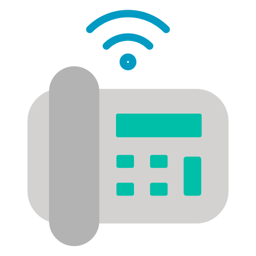 Wireless Telephone Generic color fill icon