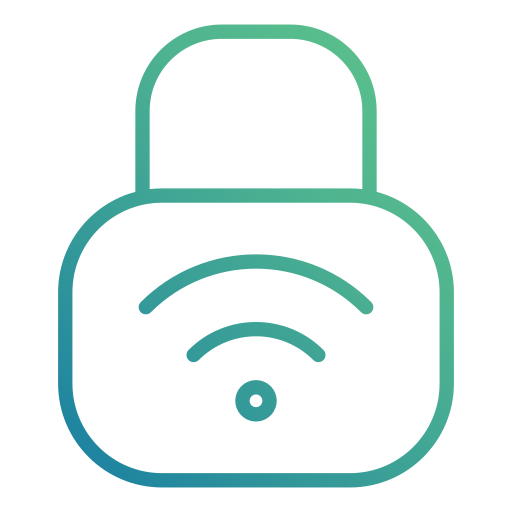 Smart lock Generic gradient outline icon