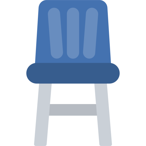 hoge stoel Generic color fill icoon