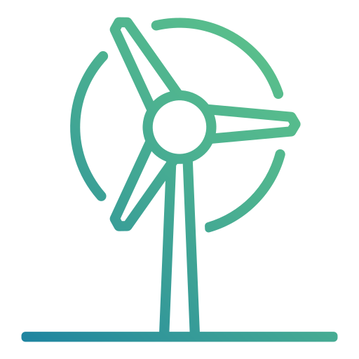 Wind turbine Generic gradient outline icon