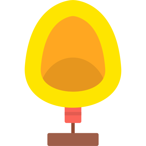 계란 의자 Generic color fill icon