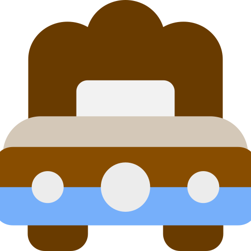 Single bed Generic color fill icon