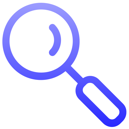 Magnifier Generic gradient outline icon