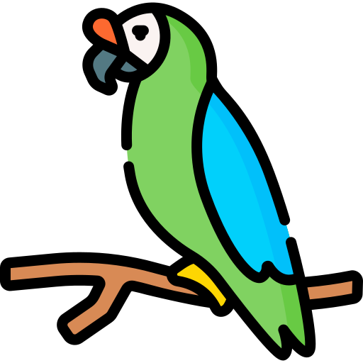 コンゴウインコ Special Lineal color icon