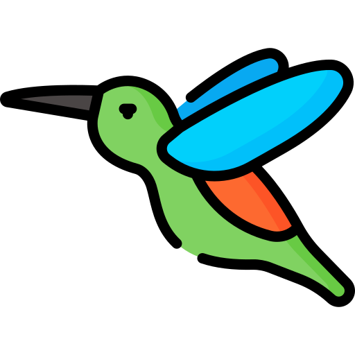 colibrí Special Lineal color icono