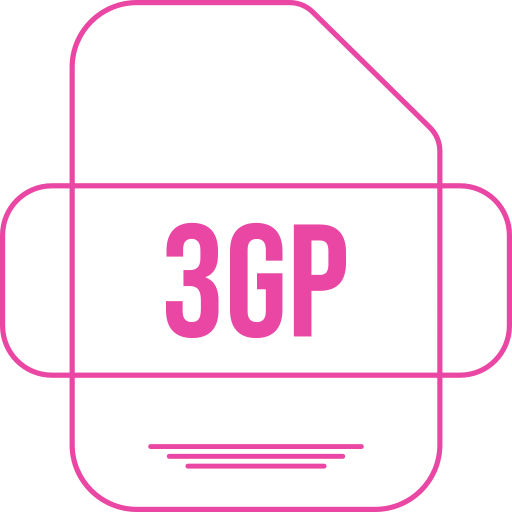 3gp Generic color outline icon