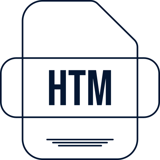 htm Generic color outline icono