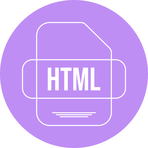 html Generic color fill icon