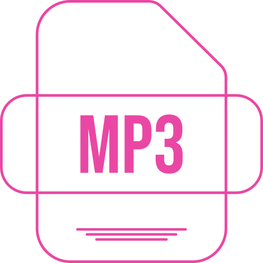 mp3 Generic color outline иконка