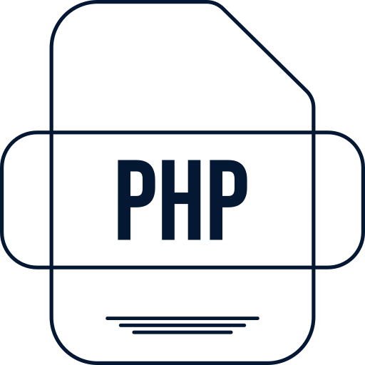 php Generic color outline Icône