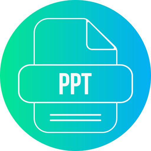 file ppt Generic gradient fill icona