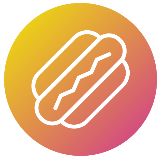 hotdog Generic gradient fill icon