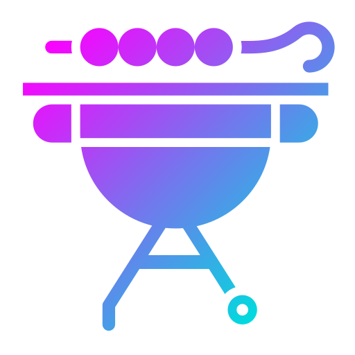 attrezzatura per barbecue Generic gradient fill icona