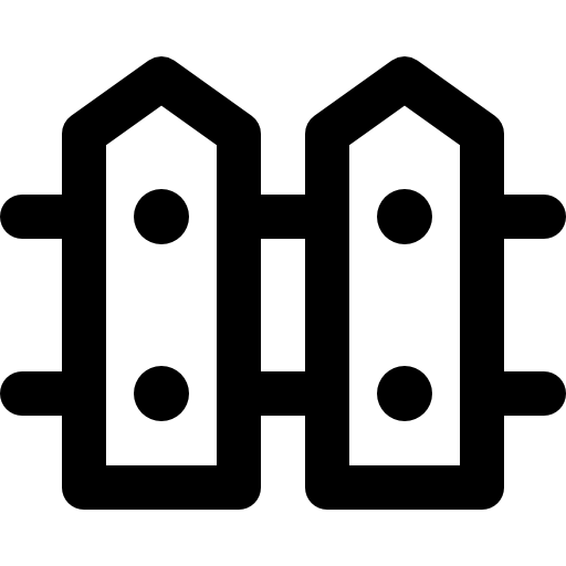 フェンス Super Basic Rounded Lineal icon