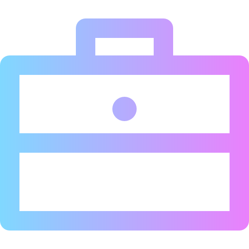 Briefcase Super Basic Rounded Gradient icon