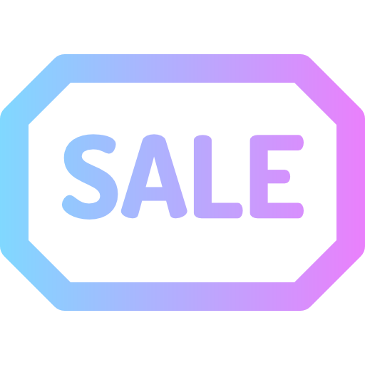 Sale Super Basic Rounded Gradient icon