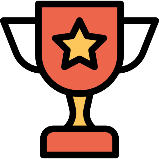 trofeo Kiranshastry Lineal Color icono