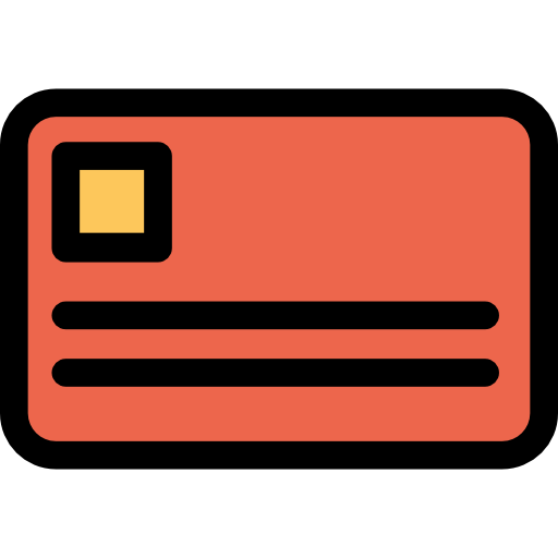 karta kredytowa Kiranshastry Lineal Color ikona