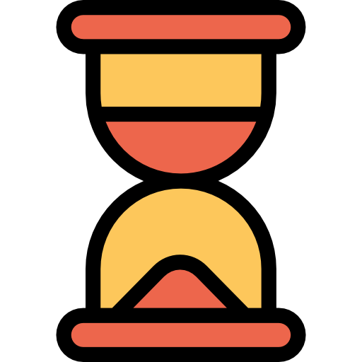 klepsydra Kiranshastry Lineal Color ikona