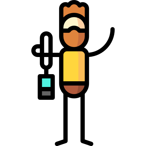 badge de priorité vip Puppet Characters Lineal Color Icône