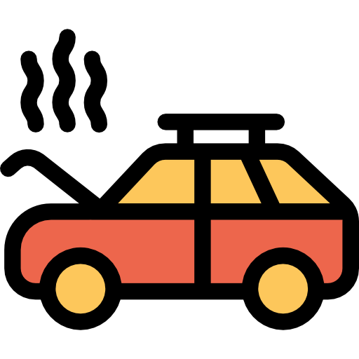 naprawa samochodów Kiranshastry Lineal Color Orange ikona