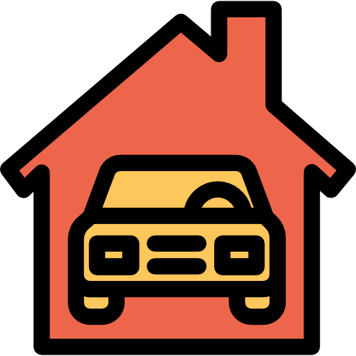 garaje Kiranshastry Lineal Color Orange icono