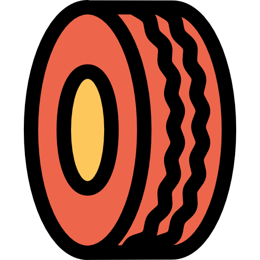 pneumatico Kiranshastry Lineal Color Orange icona
