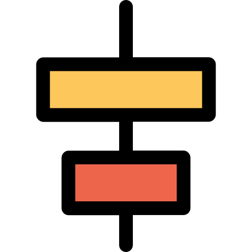 중앙 정렬 Kiranshastry Lineal Color icon