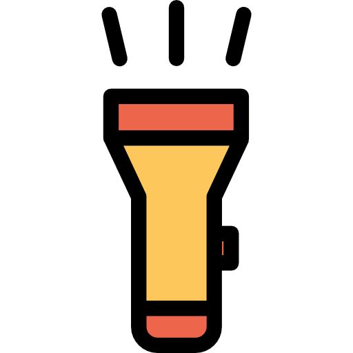 fackel Kiranshastry Lineal Color Orange icon