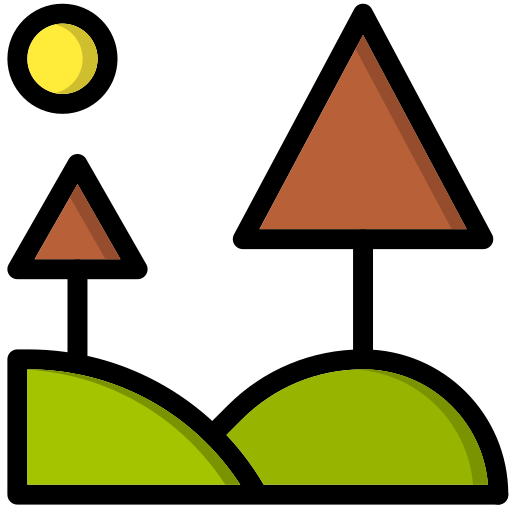 Landscape Generic color lineal-color icon