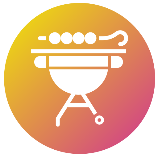 equipo de barbacoa Generic gradient fill icono