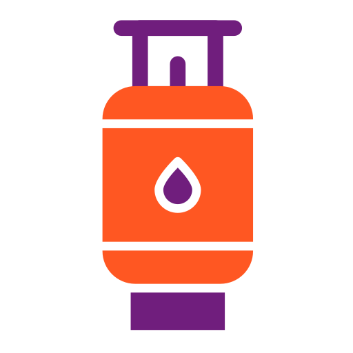 gaz de camping Generic color fill Icône