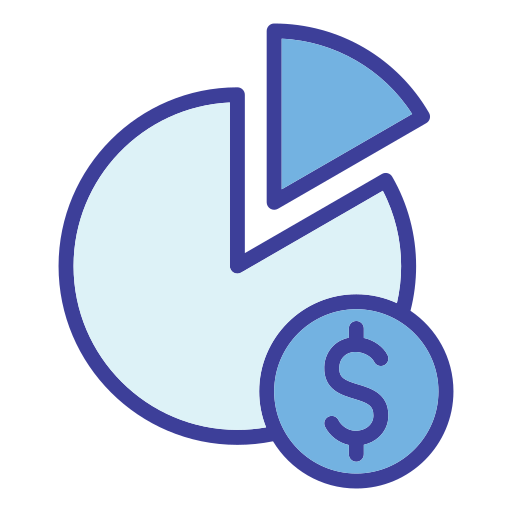 Pie chart Generic color lineal-color icon