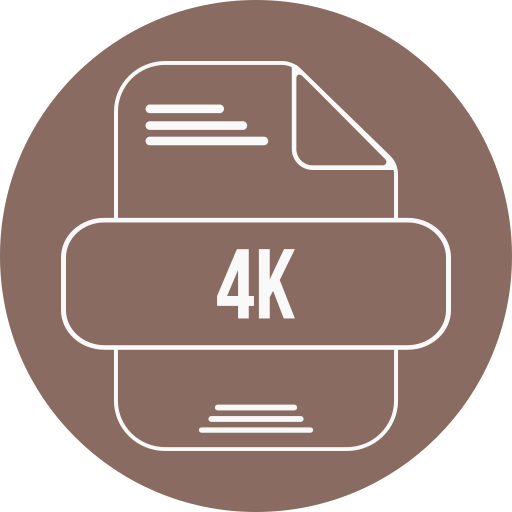 4k Generic color fill icon