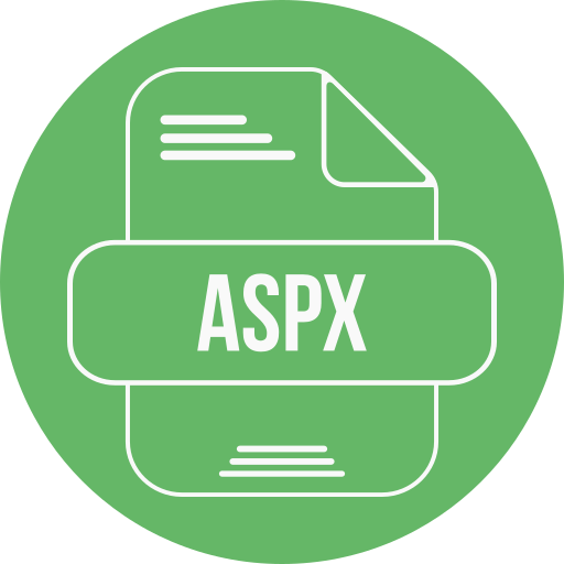 Aspx file Generic color fill icon