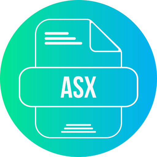 Asx file Generic gradient fill icon