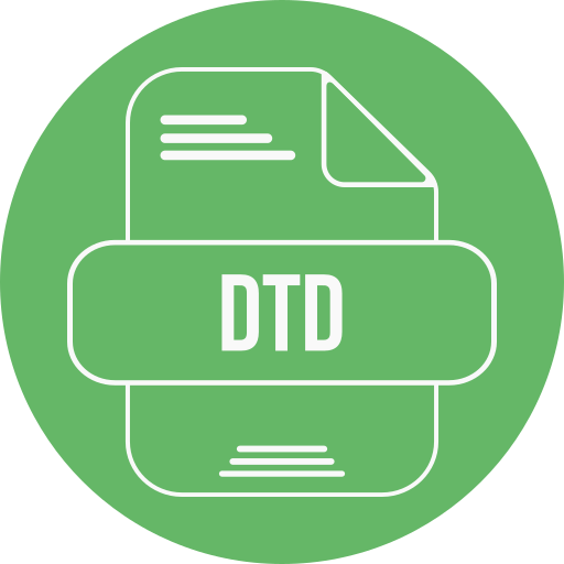 dtd-файл Generic color fill иконка