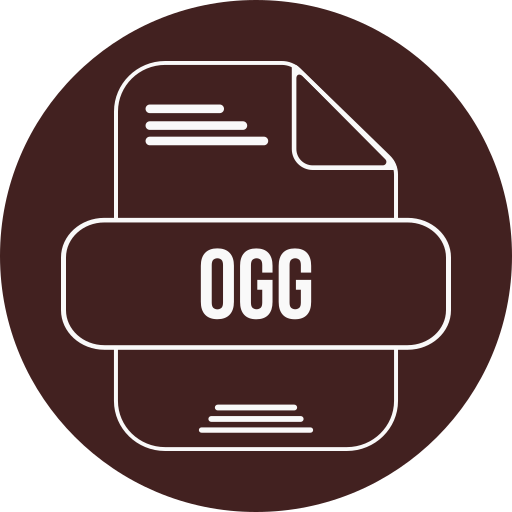 Ogg file Generic color fill icon
