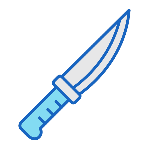 cuchillo Generic color lineal-color icono