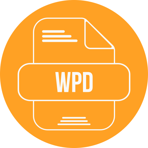 wpdファイル Generic color fill icon