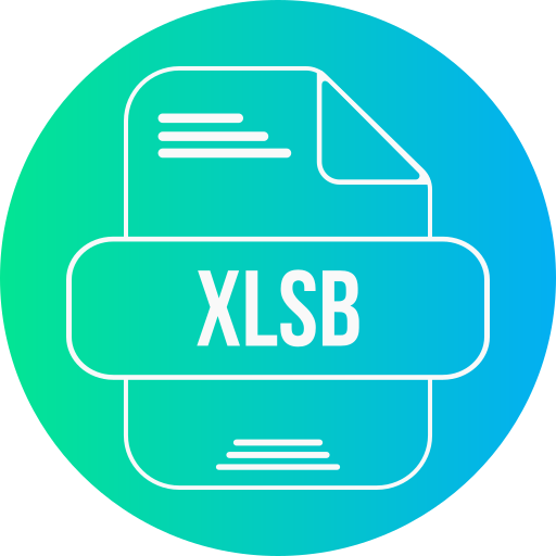 Xlsb Generic gradient fill icon