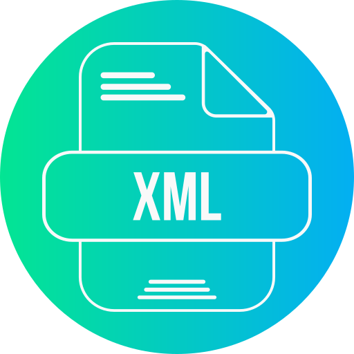 archivo xml Generic gradient fill icono