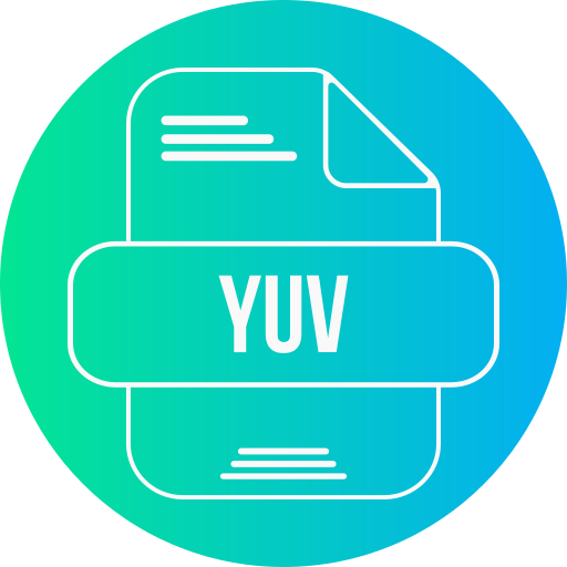 Yuv file Generic gradient fill icon