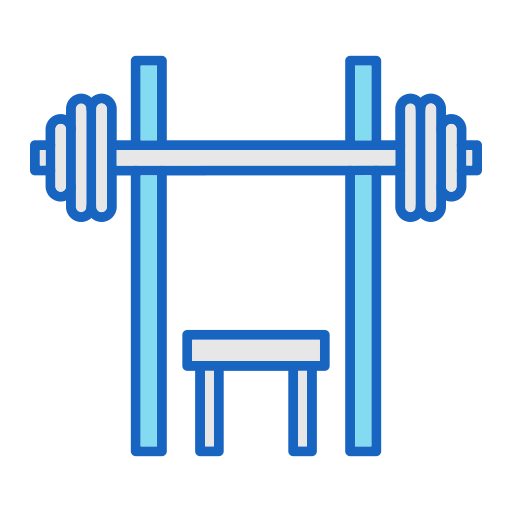 Bench Press Generic color lineal-color icon
